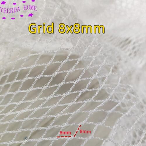 1000g Thick bird net 8mm mesh hail net grape orchard cherry tree culture net protective net Protection net DIY