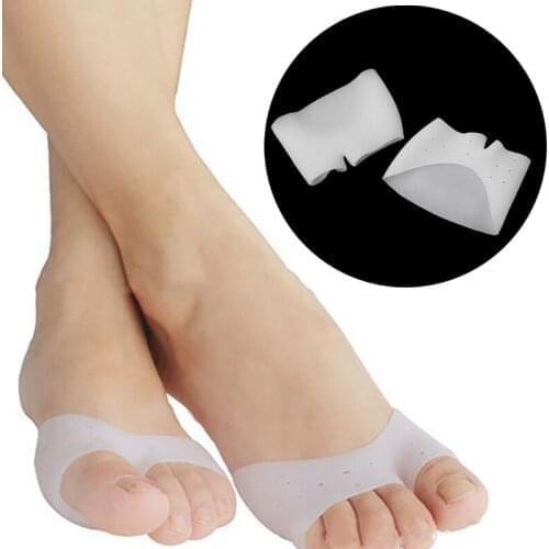 Silicone Insoles Gel Pad Protectors Foot Care Corrector Toe Separators Cap Cover