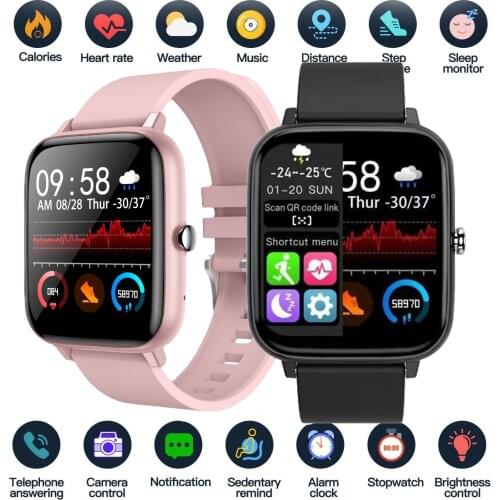 Smart Watch Digital Men Women Bracelet Full Touch Heart Rate Blood Pressure Monitor Fitness Tracker Smartwatch for Android IOS