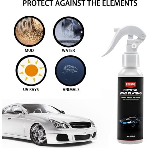 Hard Glossy Wax Layer Covering The Paint Surface eelhoe Car Wax Crystal Plating Automobile Repair Polish Nanometer Coating Agent