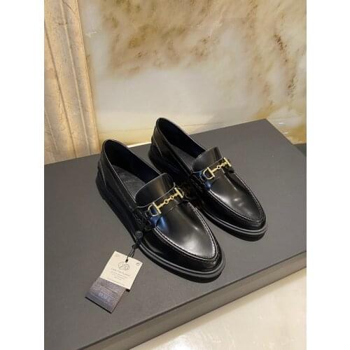 Jenny&Dave flat women Style Fashion Vintage Metal ring buckle Genuine Leather Slip-On Loafers Women Shoes Woman Flat Shoes