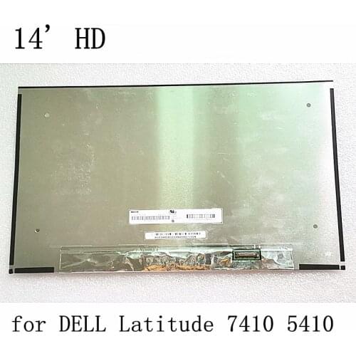 For DELL Latitude 7410 5410 5411 P119G001 Notebook LCD display screen 14 inch HD 30Pin EDP 1366X768 DP/N:0TTMDK
