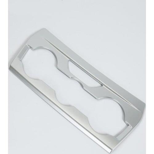 1 Set Matte Silver ABS Chrome Car Air Conditioner Vent Outlet Cover Trim Molding For SUBARU XV 2018 Car Styling Accessories