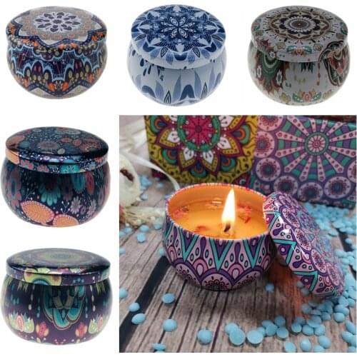 1Pcs Candle Tin Jars DIY Candle Making kit Holder Storage case for Dry Storage Spices Wedding Camping Party Sweets Gifts