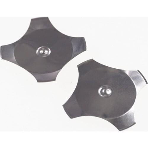 100pcs 20.0mm Diameter cross type tactile metal domes center dimple 400 gf snap dome switch in bulk by mail