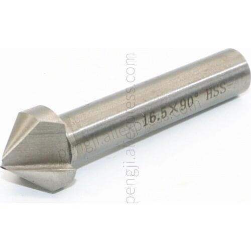 3 Flute 90 Degree HSS Chamfering Tool Bit 6 8.4 10.5 12.4 16.5 20.5 25 31mm Chamfer Metal Countersink End Mill Cutter Drill Bit