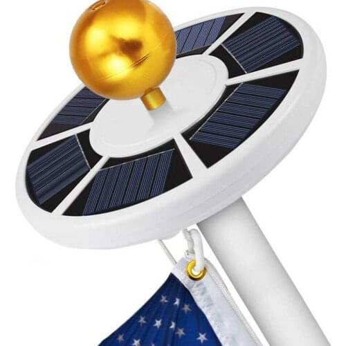 42-LED Solar Power Waterproof Flag Pole Light Outdoor Camping Tent Night Lamp It’salso the ideal night light for backyard-partie