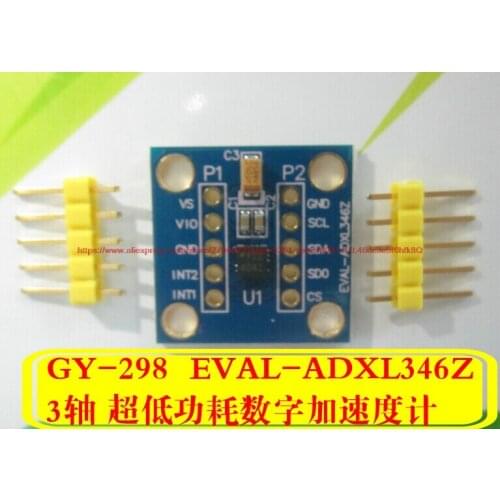 ADXL346Z GY-298 three axis ultra low power digital accelerometer sensor module SPI/I2C