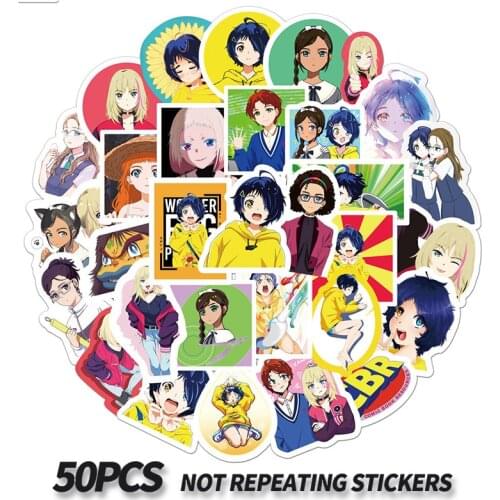 Amine Wonder Egg Priority Cosplay Stickers Prop Ohto Ai DIY Anime Waterproof Trunk Computer Stickers
