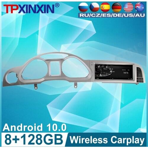 128G For Audi A6 2005 2006 -2009 Android 10 Car Radio Tape Recorder Multimedia DVD Player GPS Navigation 10.25'' Touch HD Screen