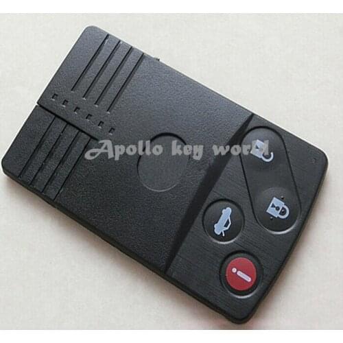 High Quality 4 Button/3+1 Button Smart Card Remote Key Shell Case For Mazda M6 With Insert Blade Fob Key Cover 2PCS/lot