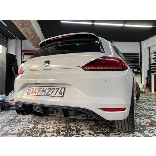 Volkswagen Scirocco Mk3.5 Diffuser Sport Model Diffuser Car Accessory Universal Compatible Modified Rear Bumper Attachment