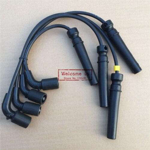 Ignition Cable Set Spark plug Cable Wires Assy HIGH TENSION WIRE SET For Buick CHEVROLET 2008 Aveo Aveo5 1.6 96497773