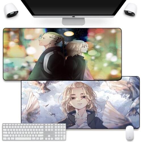 40*90CM Anime Tokyo Revengers Mouse Pad Comtuper DeskMat Large Mousepad Carpet Gaming Accessoroes Laptop Gamer Keyboard MausMat