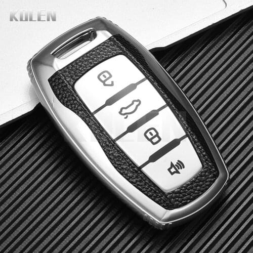 TPU Leather Type Car Key Case Cover Fob For Great Wall Haval Hover H1 H4 H6 H7 H9 F5 F7 H2S Protect Shell 2021 Accessories