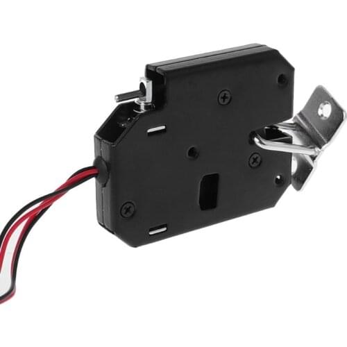 Magnetic Latch Door Lock Electric Drop Bolt Picks Auto DC 12V 2A Solenoid Induction Access Control File Case Cabinet Drawer 50LA