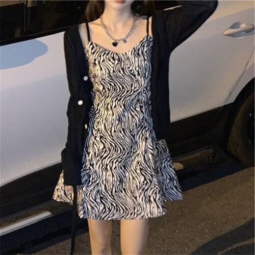 Sweet And Spicy Wind Suspender Fairy Sexy French Fried Street Spice Girl Dress Early Autumn Suit 2021 New Spring Skirt