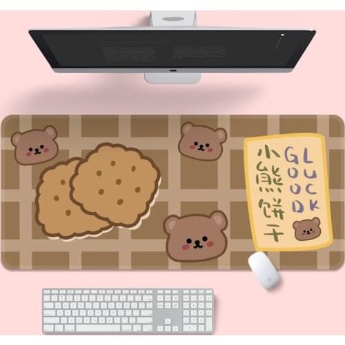 Cute Mouse Pad Super Creative INS Tide Large Game Computer Keyboard Office Long Table Mat Kawaii Desk for Teen Girls for Bedroom