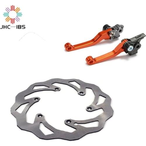 Motorcycle CNC Pivot Brake Clutch Lever and Front Brake Disc Rotor For KTM SX EXC XC-W 125 200 250 300 450 2005 2006 2007 2008