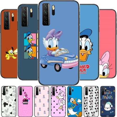 Soft case cartoon mouse disney Black Soft Cover The Pooh For Huawei Nova 8 7 6 SE 5T 7i 5i 5Z 5 4 4E 3 3i 3E 2i Pro Phone Case c