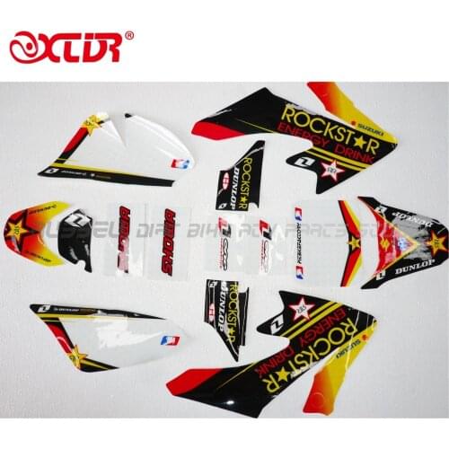 RRockstar GRAPHICS DECAL STICKERS Kits For Honda CRF50 CRF50F STYLE Pit Dirt bike