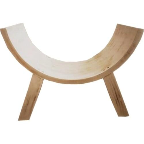 Newborn Seat Posing Wood Stool Baby Photo Shooting Chair Infant Photograph Props