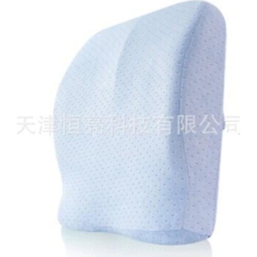 [Waist Support]Comfortable Solid Color Memory Foam Lumbar Pillow Office Car Cushion Memory Foam Lumbar Pillow