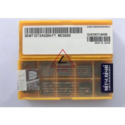 SEMT13T3AGSN-FT MC5020 10pcs original Mitsubishi milling insert DIAEDGE