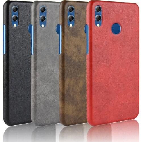 Ultra Slim Cases For Huawei Honor 8X MAX Case Litchi Skin Pattern PU Leather and PC Book Cover For Huawei Honor 8X Phone Case