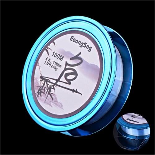 WALK FISH 100M Nylon Fishing Line Super Strong Japan Invisible Fishing Thread Wear-Resistant Monofilament Fishing Wire Tackle