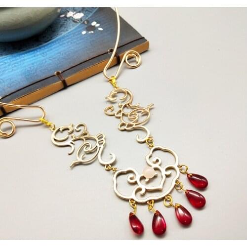 Ying Luo Han Chinese clothing costume accessories collar female necklace handmade classical antiquity Photo accessories
