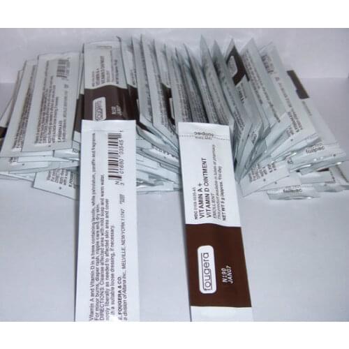 100pcs/lot Tattoo Supplies Permanent Makeup Recovery Cream Vitamin A+Vitamin D Ointment Top Tattoo Repairing Cream