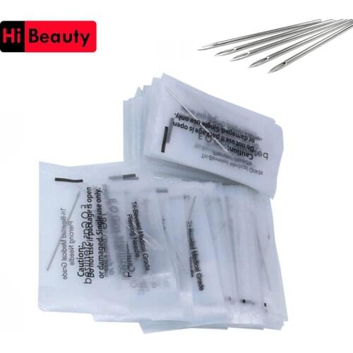 100pcs/lot Disposable I.V Catheter 12G 14G 16G 18G 20G Punch Needles Sterile Tri-Beveled Medical Grade Piercing Needles