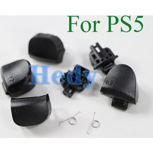 20sets FOR PS5 L1 R1 L2 R2 Bracket Trigger Shaft spring button Full Set Buttons for For Sony Playstation 5 LR trigger button