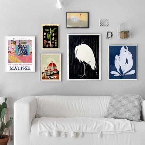 Matisse Exhibition Abstract Artwork Canvas Painting Plant Modern Art Prints Animal Watercolors Posters For Living Room Decor