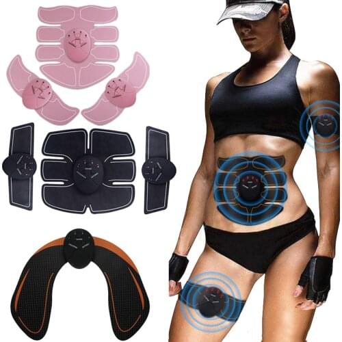EMS Wireless Smart Muscle Stimulator Trainer Fitness Abdominal Training Electric Weight Loss Stickers Body Slimming Massager
