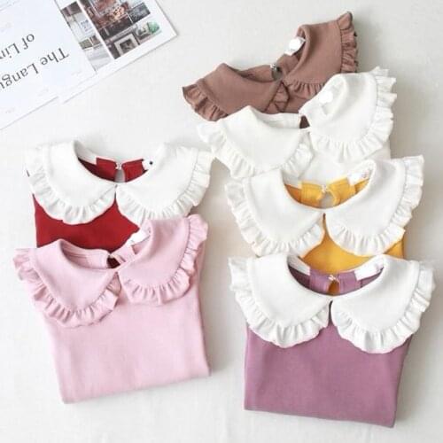 Girls Blouses Children Tops Autumn Girl Blouse Kids Spring Clothes Girls Shirt 90~130