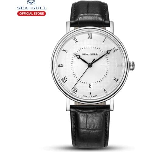 Seagull Mens Automatic Watch Top Brand Luxury Sapphire Glass Stainless Steel Waterproof Mechanical Watch relogio masculino