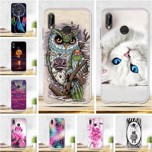 For Huawei P20 Lite Case Patterned Printed TPU Soft Silicone Protective Phone Cases Back Cover For Huawei P20 Lite Funda Coque