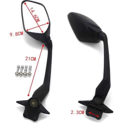 Motorcycle Mirrors Racing Sport Bike Rear View Mirror For Yamaha XP500 XP530 2PW-26290-00 2PW-26280-00 BC3-26290-00 BC3-26280-00