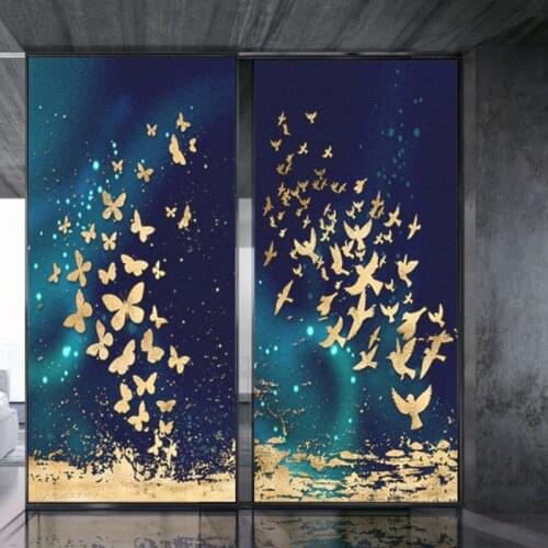 Frosted glass sticker decoration modern window sticker personality creative window film window sticker