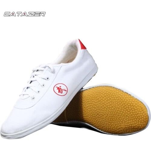 New Style Canvas Martial Arts Shoes Mens and Womens Taijiquan Exercise Shoes Soft Bottom Non-slip Wear-resistant