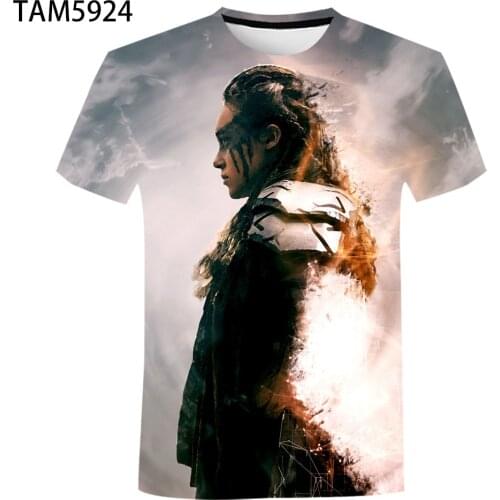 The Hundred Summer Mens Womens Short Sleeve T-Shirt Sci-Fi 3D Printing Boys / Girls Street Trend Personalized Top Wholesale