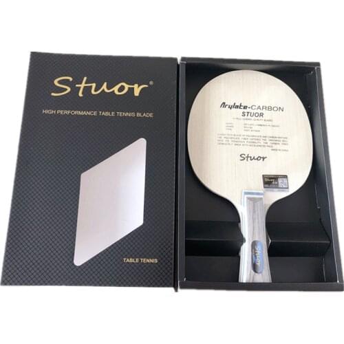 Professional Arylate Carbon Fiber Table Tennis Blade FL/ST Grip Ping Pong Racket Blade Table Tennis Accessories Bat -40