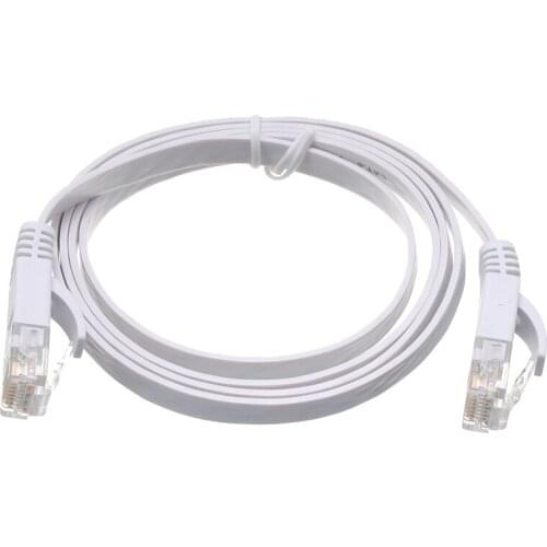 For Computer Router Laptop Cable CAT6 Flat UTP Ethernet Network Cable RJ45 Patch LAN Cable Computer Networking Ethernet Cable