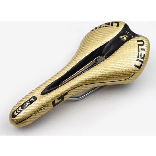 LIETU bicycle saddle road bike leather carbon saddle pad mtb bike front cushion cycling gel seat cover selle italia bike parts