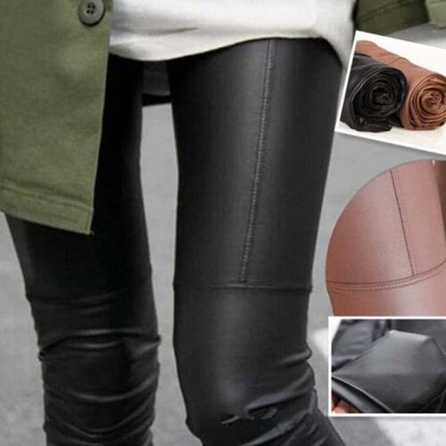 2020 Autumn Faux Leather Sport Leggings Women Lady Leggins Winter Pants New Sexy Hips Push Up female Yoga Pants