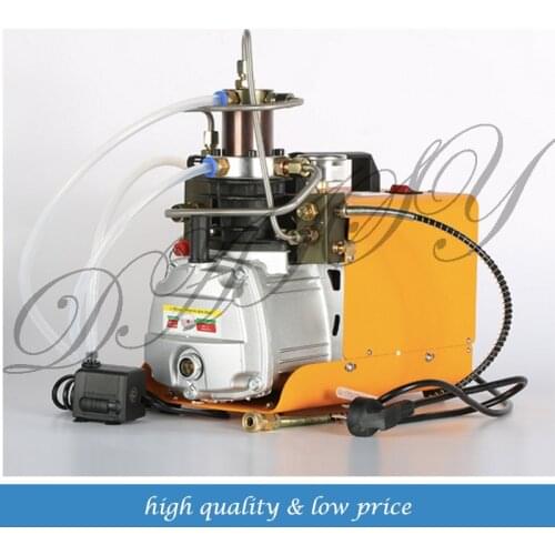 0-40mpa High Pressure Air Pump water cooling Electric mini Inflator PCP Air Compressor 220V