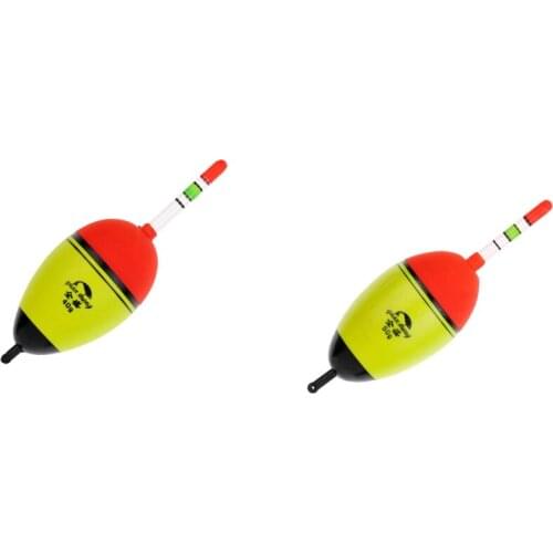 2pcs Night Luminous EVA Buoy Sea Rock Fishing Float Glowing Floats Fishing Bobber