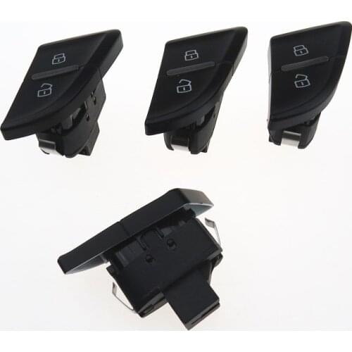 4Pcs 8KD962107B Front Left Central Door Lock Switch Button,For 2008-2016 A4 S4 B8 Allroad A5 S5 RS4 8K0962107